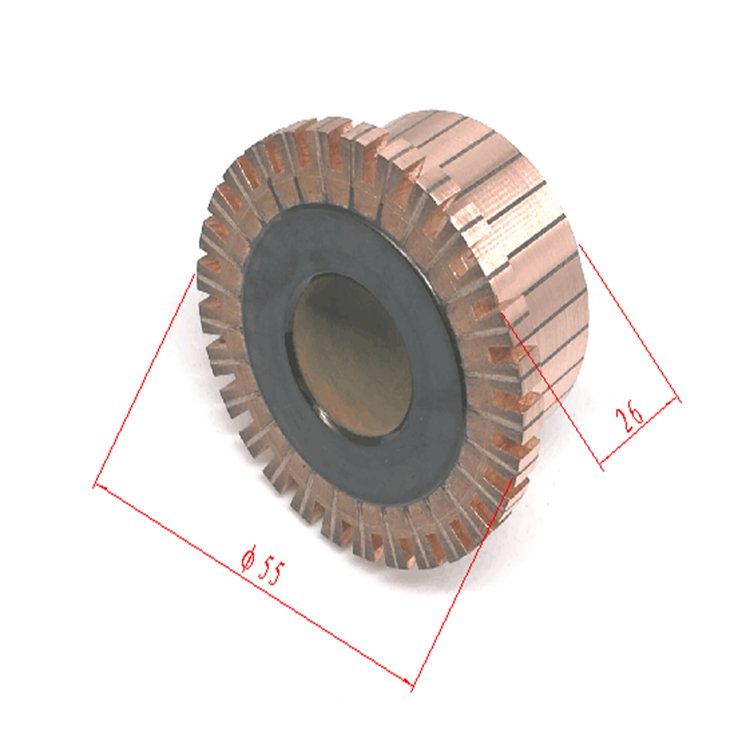High Quality OD43.2*ID20*L28-29 Segment Starter Armature Motor Commutator,auto Spare Parts