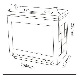 Super Power 380 36Ah Jis Car Power Battery for Heavy Trucks
