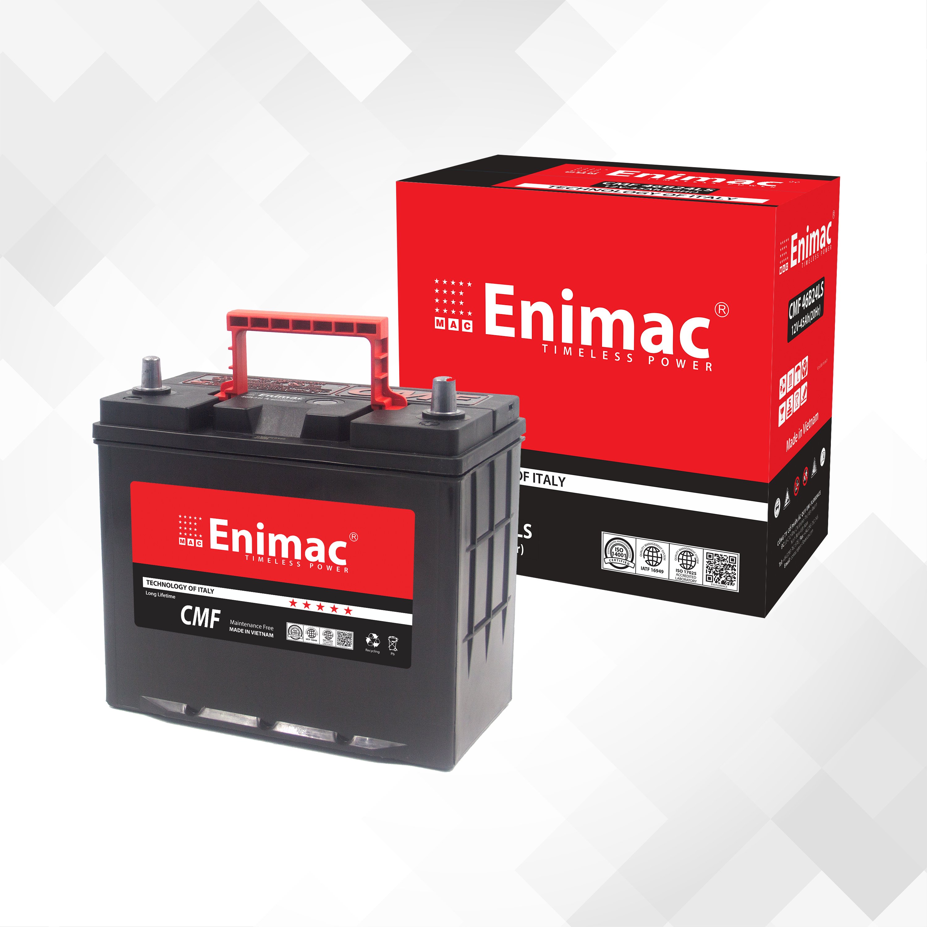Vietnam Manufacturer Automotive Battery 46B24 LS 12V 45 AH Strong Power Car Battery for Starting New & Used Condition