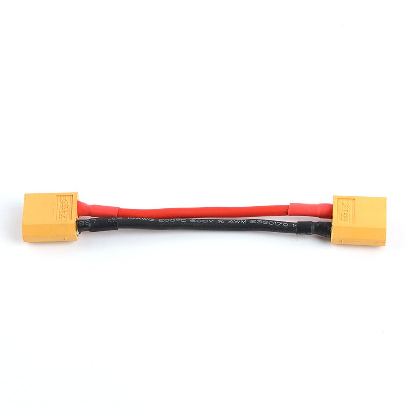 Custom XT60 Male to Female Battery Connector with Wire Harness for Electric Bicycle Battery From Manufacturer