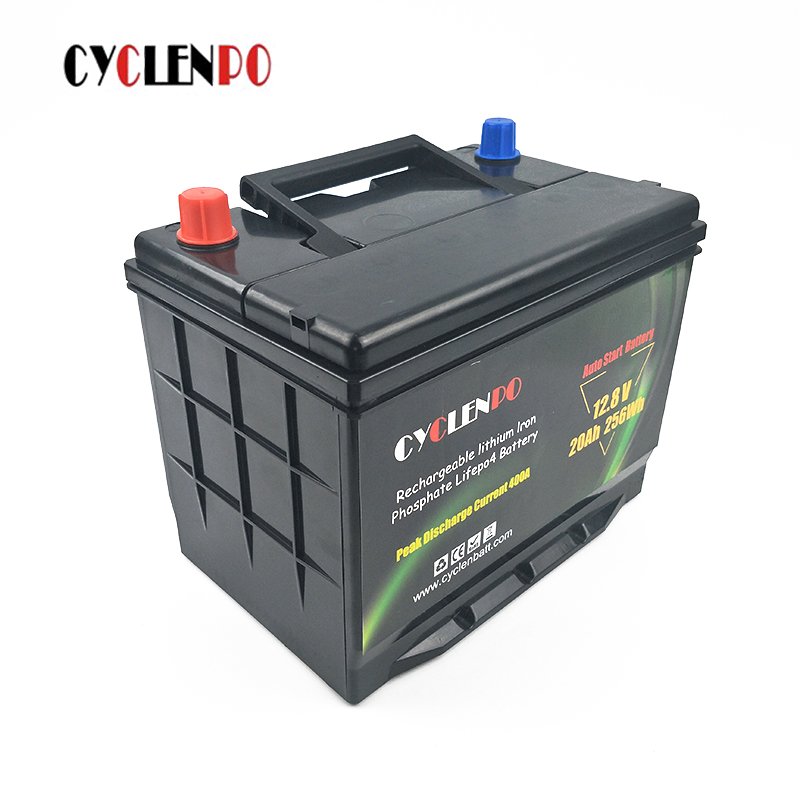 Factory Price Auto Batterie Lifepo4 12v 20ah Lithium Starting Battery for Vehicles
