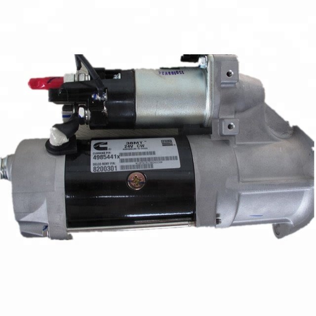 4985441 4974522 DCEC 38MT M11 Engine Parts 7.5kva 12v 24v Starter Motor