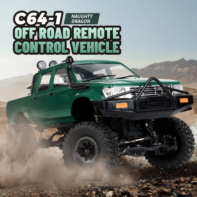 RC WPL C64-1 4WD Remote Control Car Rc Truck Off-road Car Crawler Vehicle Model Climbing Car Hobby