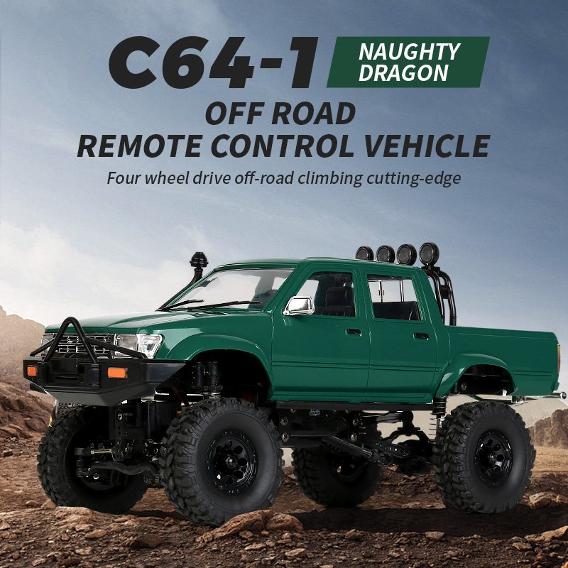 RC WPL C64-1 4WD Remote Control Car Rc Truck Off-road Car Crawler Vehicle Model Climbing Car Hobby