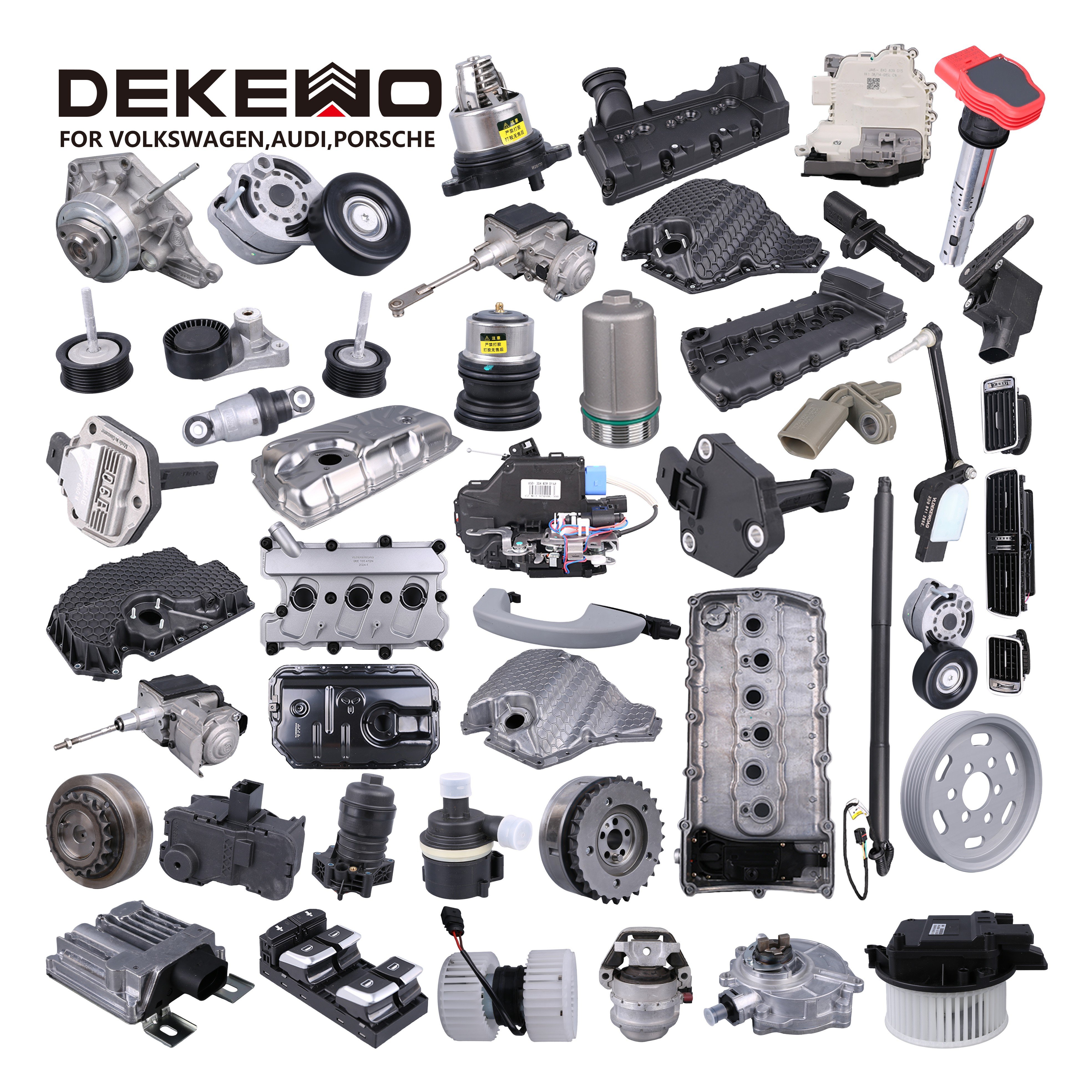 DEKEWO Auto Spare Car Parts Alternator Coolant Flange for VW AUDI PORSCHE A6C7 RS6 OE 059121131A 059121131B 95510636202