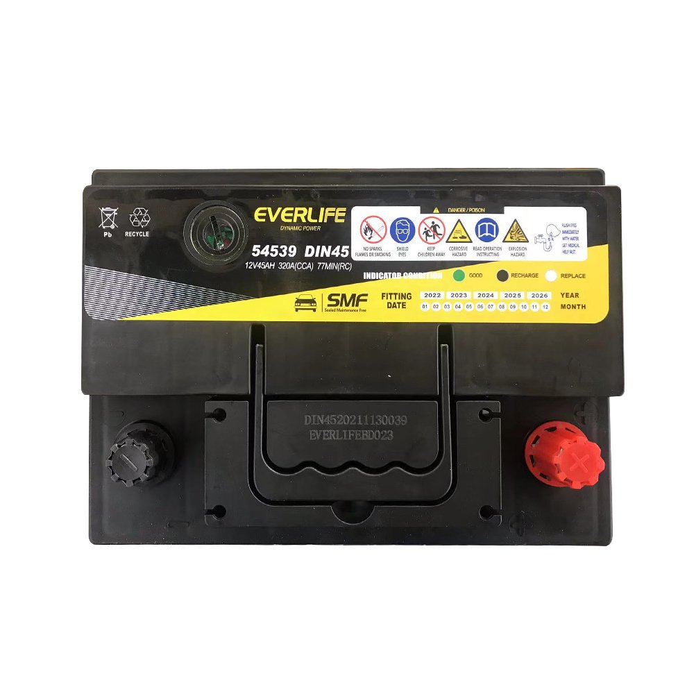 High Quality 12V 44AH Maintenance-Free Car Battery for Toyota Camry OEM Lead Acid DIN44 1-Year Warranty Start Car