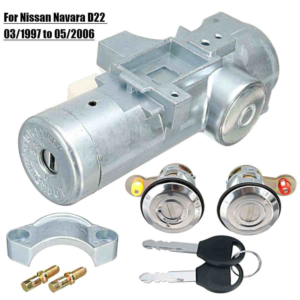 Factory Ignition Starter Switch with Three Locks, Ignition Key Switch, K980 2S806 for Nissan D22