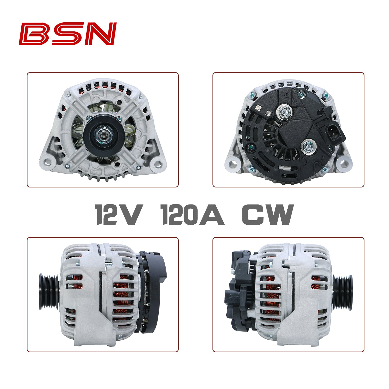 New Auto Alternator for BOSCH Chrysler Mercedes OE 0124515056 CA1872IR Lester 13884N