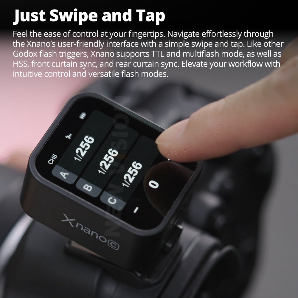 Godox X3 C/N/S/F/O TTL Wireless Flash Trigger With OLED Touchscreen for Canon Nikon Fuji Olympus Camera