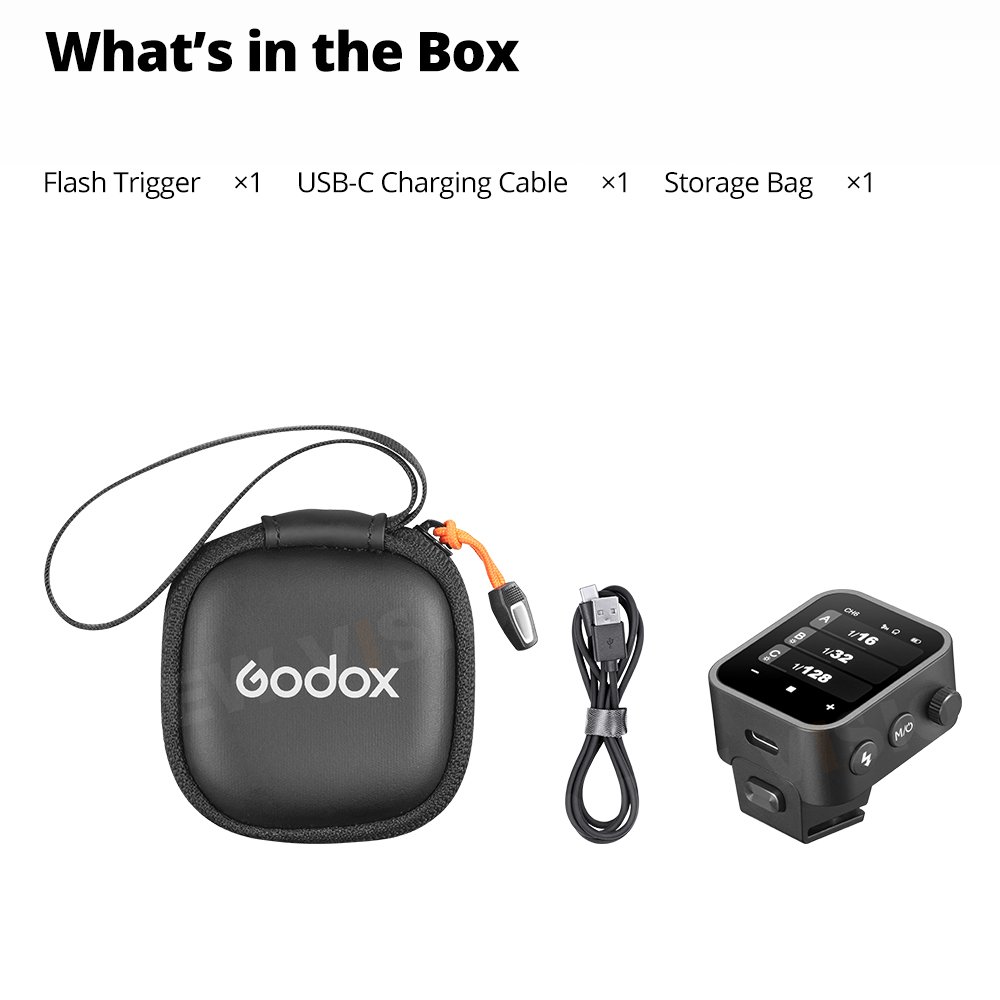 Godox X3 C/N/S/F/O TTL Wireless Flash Trigger With OLED Touchscreen for Canon Nikon Fuji Olympus Camera