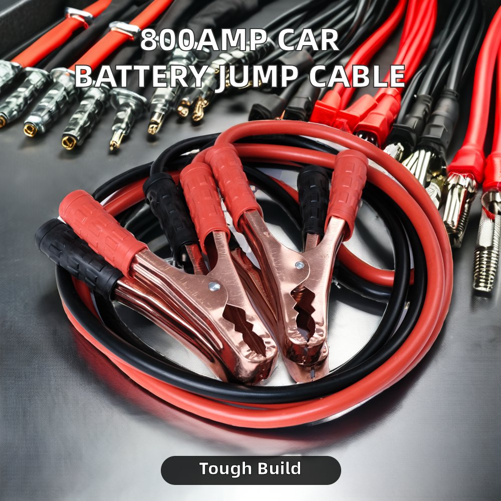 200 Amp Auto Car Jumper Cables Heavy Duty Battery Booster2.5M Jump Start