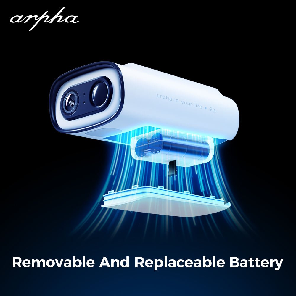 Arpha K06 2k 3MP Solar Panel Low Power Battery Powered Wifi Network Camera Wireless Outdoor AI Bullet IP Camera