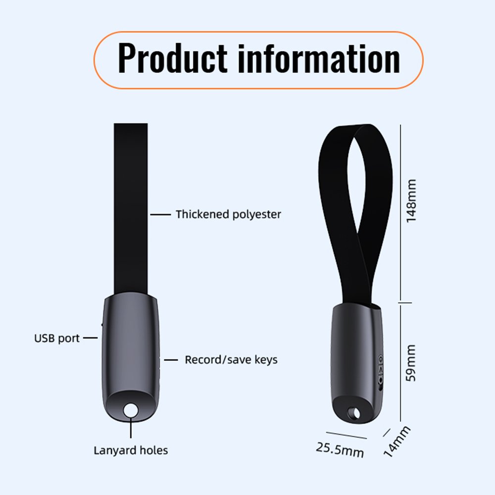 S26 Portable Mini Audio Sound Recorder USB Digital Voice Recorders