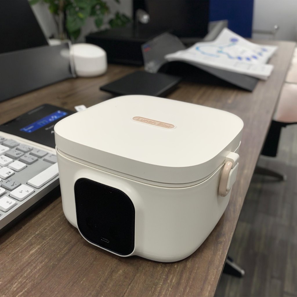 2025 OEM One-Touch Auto Electric Lunch Box Portable Smart USB Heated Container for Baby Car Home Outdoor Use with Battery Power