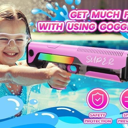 Wholesale Multiple Colors Detachable Battery Electric Water Gun High Capacity Automatic Water Absorption Super Soaker Water Guns