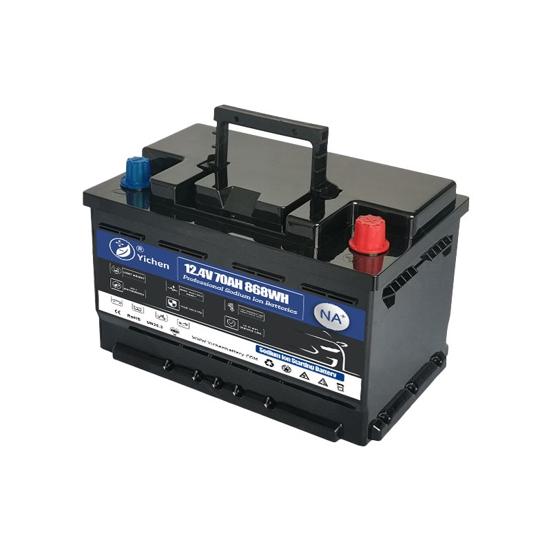 12v 70Ah Sodium Ion Car Starting Cranking Batteries New Technology High CCA 1500 -30 Low-temperature Resistance Auto Battery