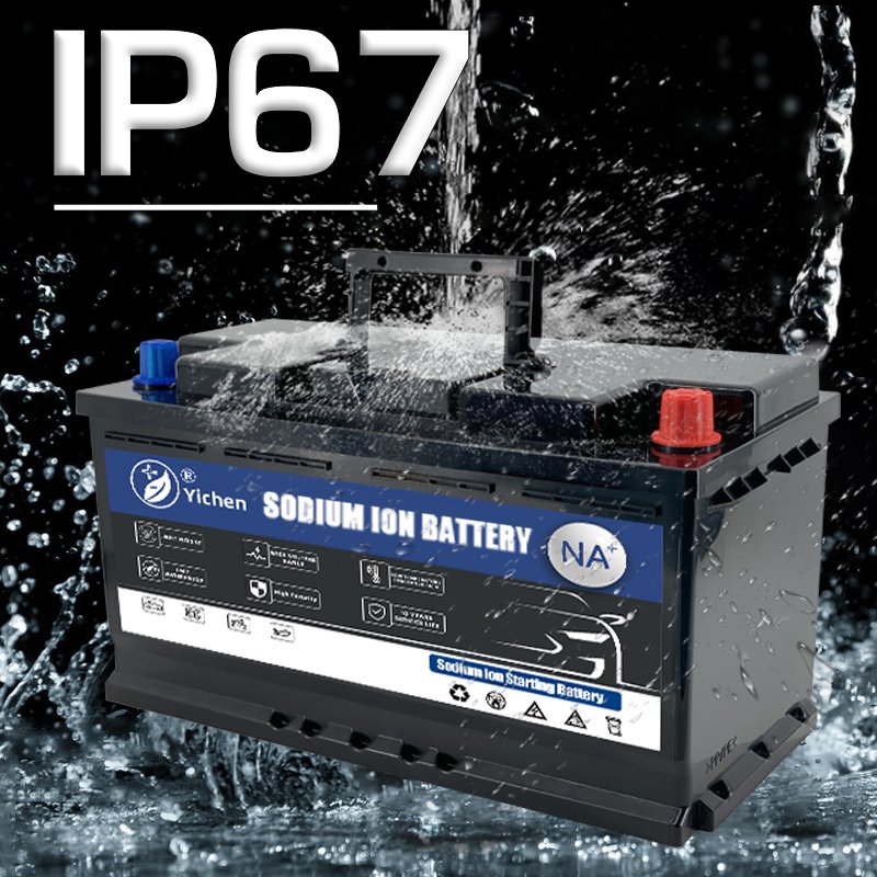 12v 70Ah Sodium Ion Car Starting Cranking Batteries New Technology High CCA 1500 -30 Low-temperature Resistance Auto Battery