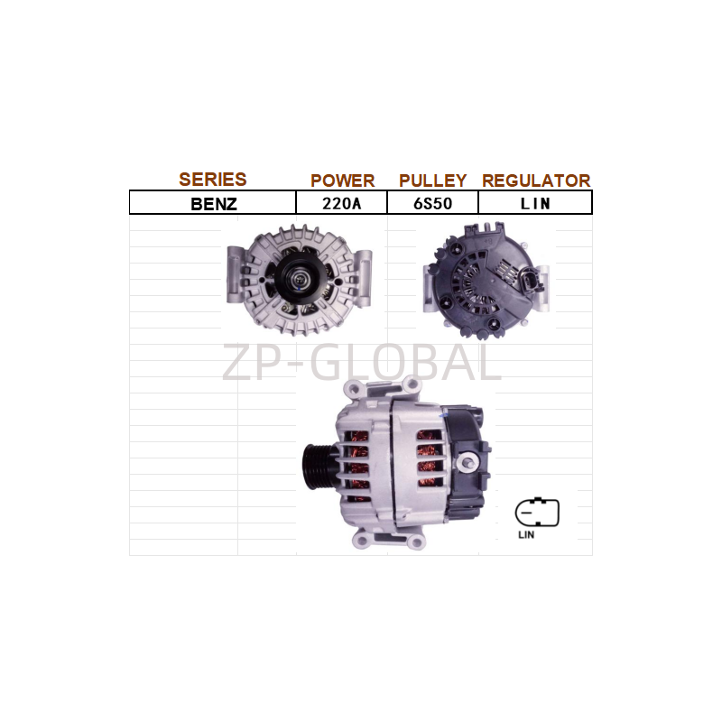 Dynamo Auto Alternator Regulator A0009069407 for 18 Mercedes-Benz Maybach S 560