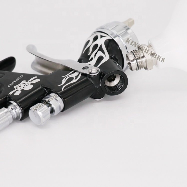 Skull Pattern Alternative Personalized Cool Professional Automobile Car Refinish Coatings Spray Gun