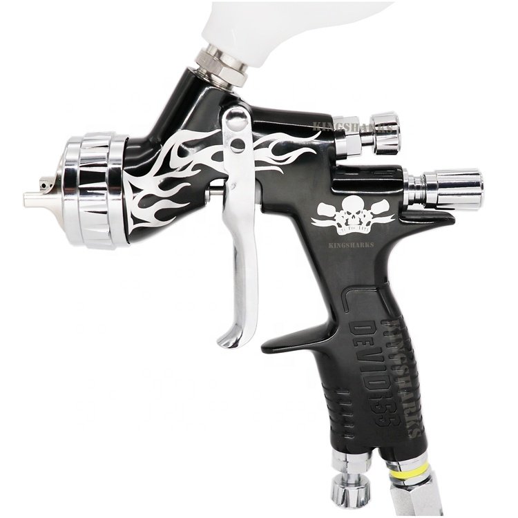 Skull Pattern Alternative Personalized Cool Professional Automobile Car Refinish Coatings Spray Gun