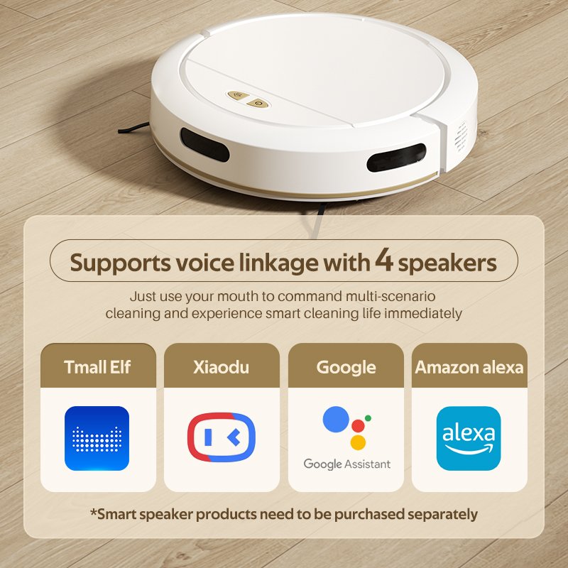 RYK OB16 PRO Smart Robot Vacuum Cleaner Google Home Alexa Support WiFi Control Brushless Motor High Suction Auto Recharge