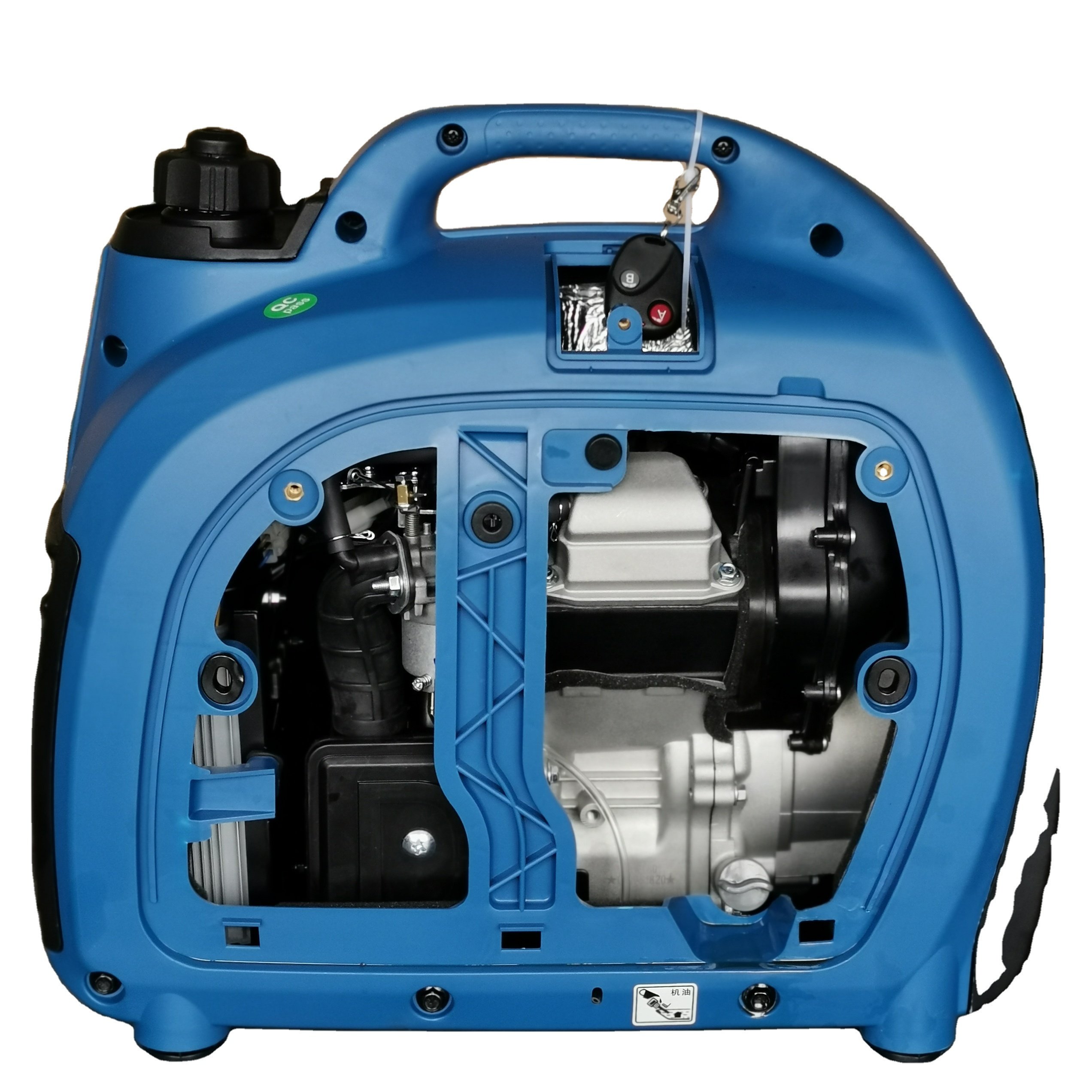 Portable 1000W 2000W 3000W 12V 24V 48V DC Petrol Portable Generators for Battery Charge