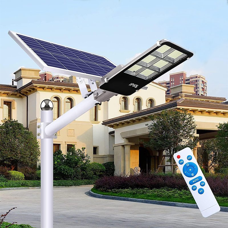 Solar Lamp 10w 20w 30w 50w 100w 200w 300w Remote Control IP65 Outdoor Waterproof Aluminum Intelligent LED Solar Street Light