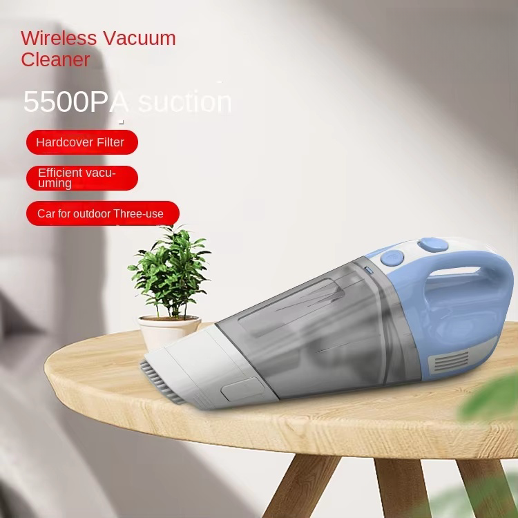 2025 High Power Portable Car Vacuum Cleaner with Strong Suction New Wireless Charging Technology for Home & Outdoor Use