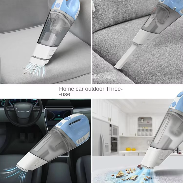 2025 High Power Portable Car Vacuum Cleaner with Strong Suction New Wireless Charging Technology for Home & Outdoor Use