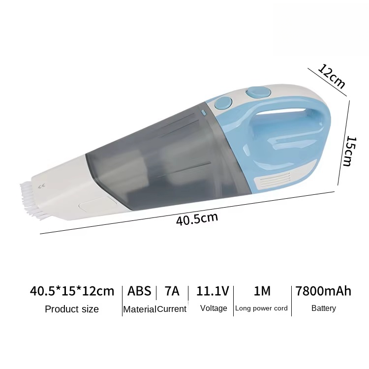 2025 High Power Portable Car Vacuum Cleaner with Strong Suction New Wireless Charging Technology for Home & Outdoor Use