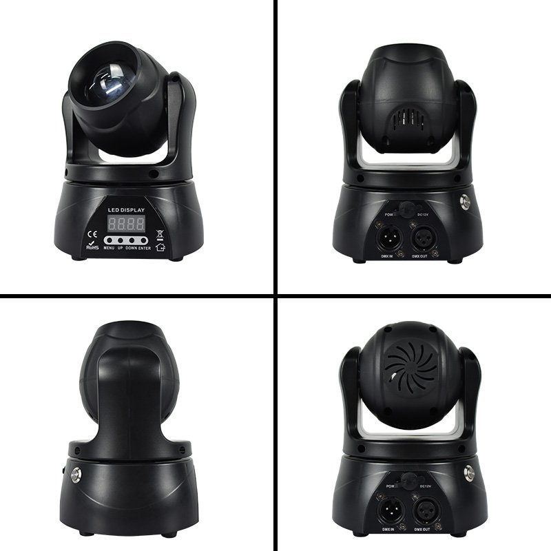 Redsun 40W Battery Powered Moving Head Moving Mini Beam Disco Party Events Light