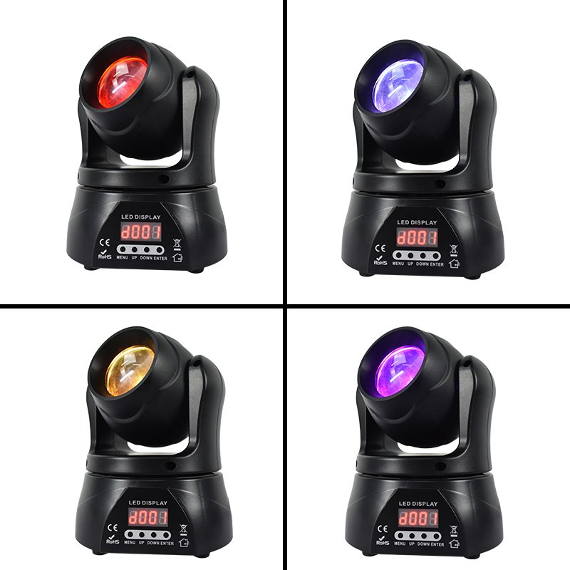 Redsun 40W Battery Powered Moving Head Moving Mini Beam Disco Party Events Light