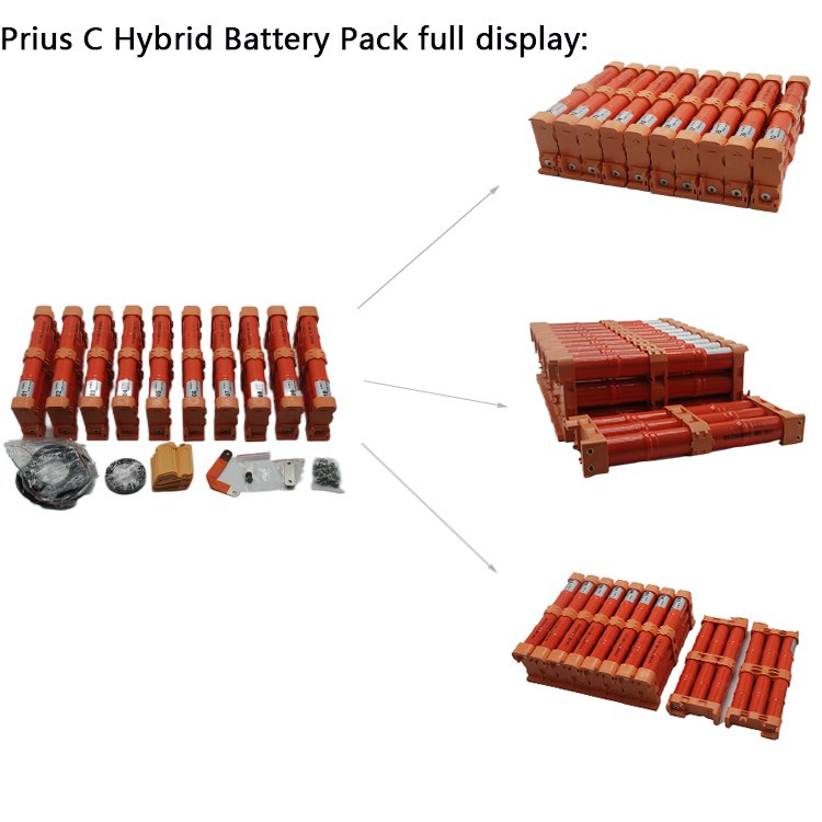 Prius Hybrid Electric Cars NI-MH 144V 6500mAh Replacement Battery Pack HEV Car Battery Lithium