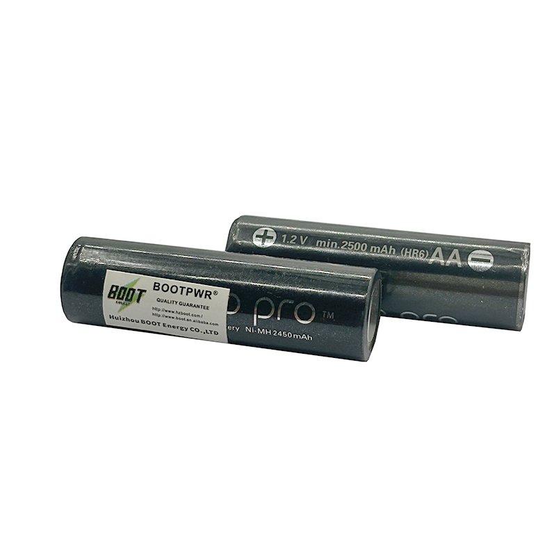 AA AAA 1.2V 2550mAh 950mAh Rechargeable NI-MH Battery Black 1000Times Charging Life Cycle