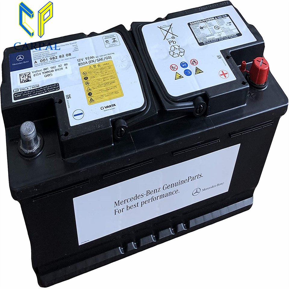 Carpal Wholesale Car 12V Battery for Mercedes-Benzs W246 W177 W205 W213 A0019828208 A0019829608 A004541230
