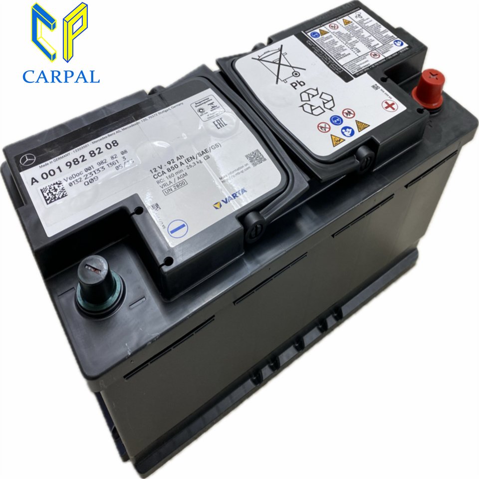 Carpal Wholesale Car 12V Battery for Mercedes-Benzs W246 W177 W205 W213 A0019828208 A0019829608 A004541230