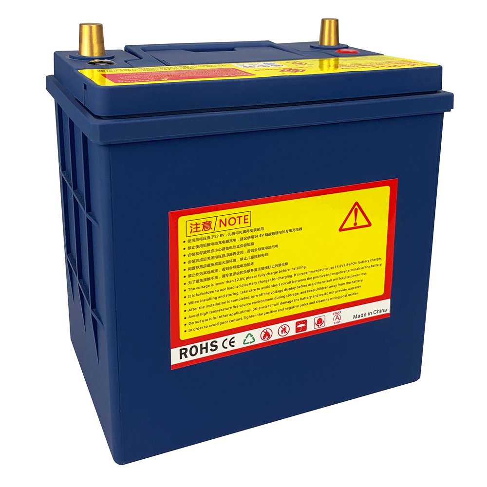 TCBWORTH Cheap Price 40B19 Car Engine Starter Battery Deep Cycle 12V 20Ah Car Start Lifepo4 Auto Battery 50CCA