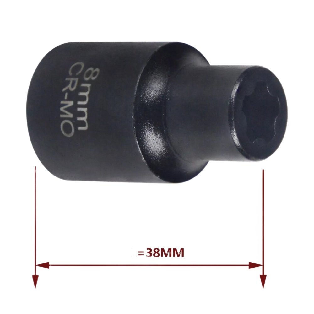 BAINEL Battery Cover Screw Tool Five-Flower Screw Sleeve 5 Point Tooth Wrench for TESLA MODEL 3 Part