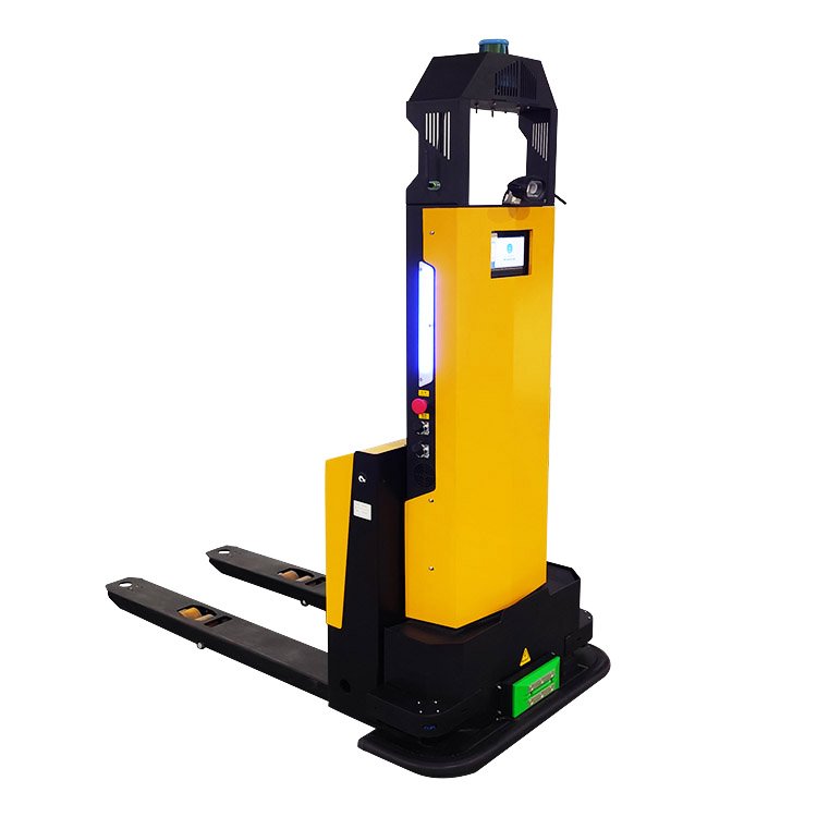 Factory AMR Robot 1.3m/s Walking Speed AGV Robot Laser Forklift AGV for Industrial Material Handling