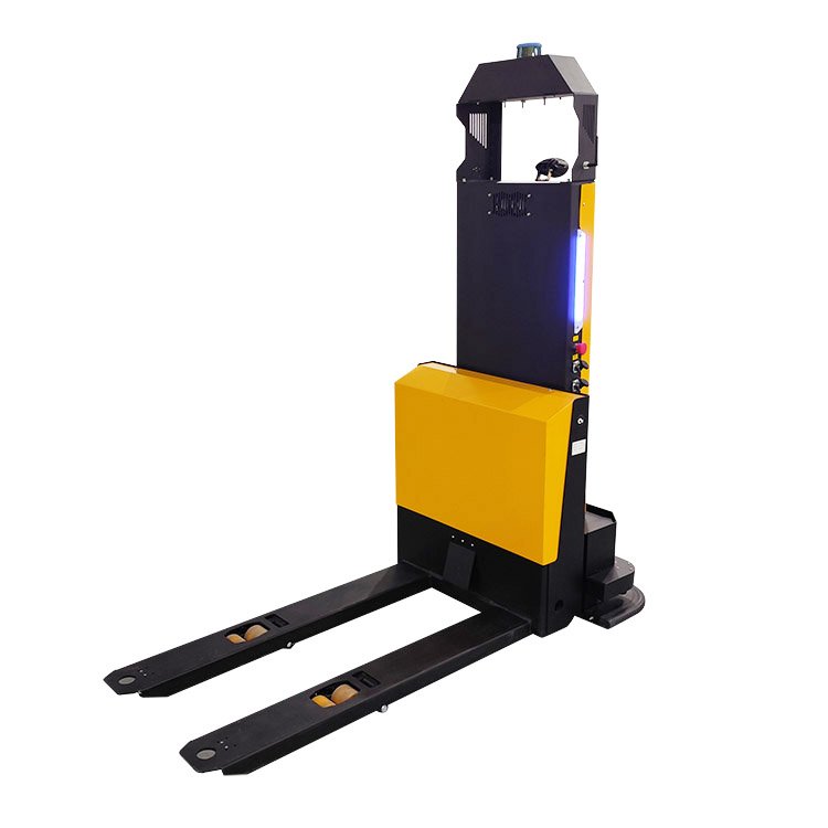 Factory AMR Robot 1.3m/s Walking Speed AGV Robot Laser Forklift AGV for Industrial Material Handling