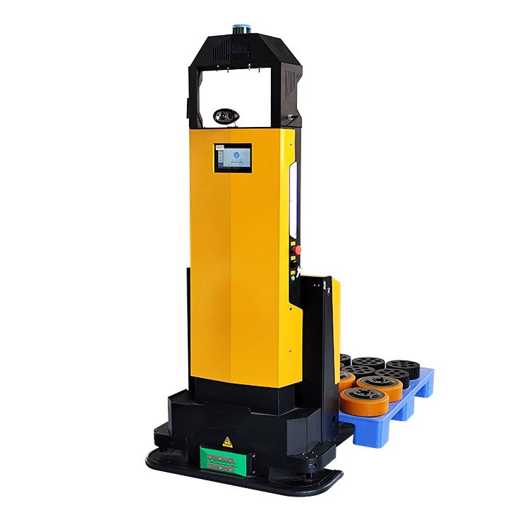 Factory AMR Robot 1.3m/s Walking Speed AGV Robot Laser Forklift AGV for Industrial Material Handling