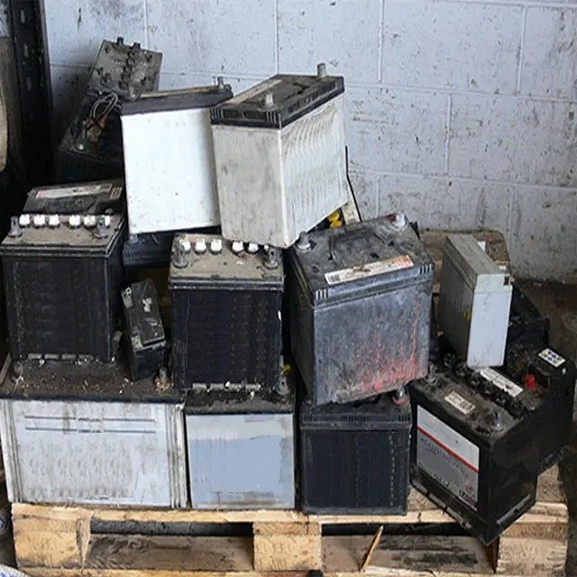 Origin Used Car Scrap Lead Battery Drained Lead Acid Auto Battery for Export