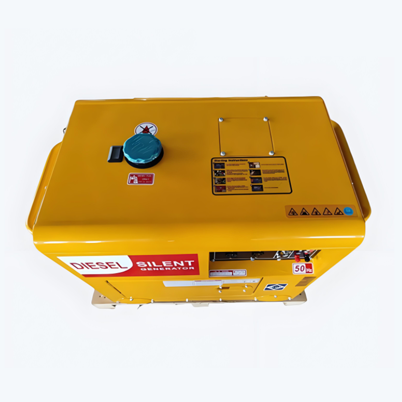 50HZ 5kVA Portable Air Cooled Self-Excited Alternator Generator Low Noise Super Silent Diesel Generator Emergency Backup 40KW