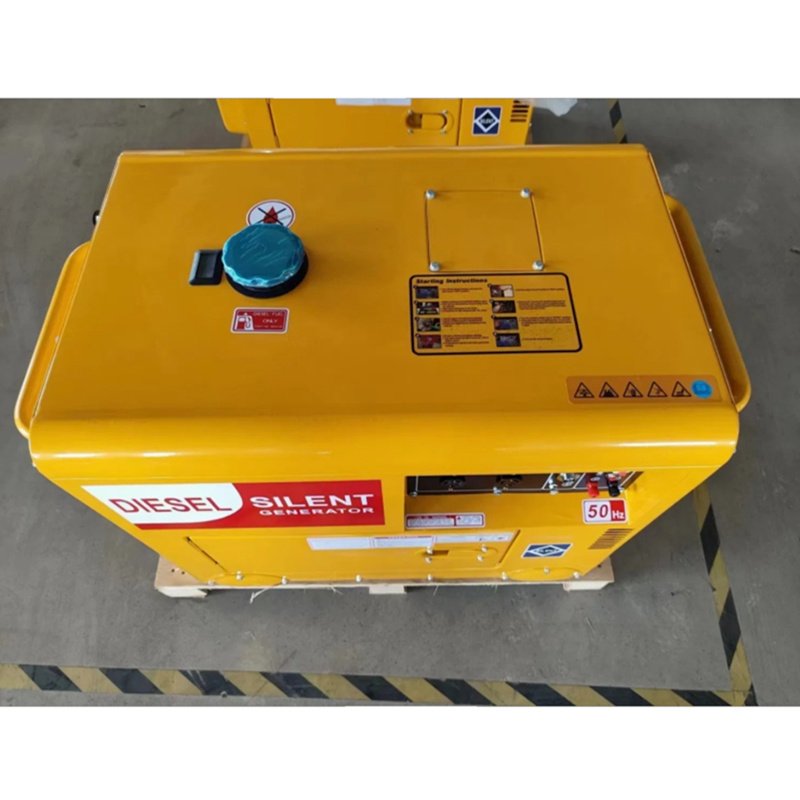 50HZ 5kVA Portable Air Cooled Self-Excited Alternator Generator Low Noise Super Silent Diesel Generator Emergency Backup 40KW