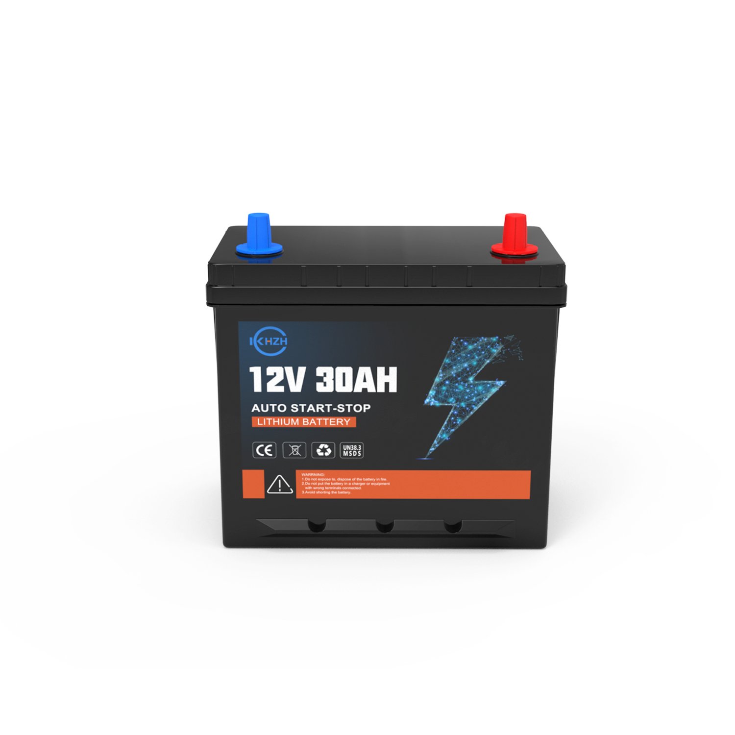 KHZH 12V 30AH Auto Batteries LiFePO4 Car Battery With BMS