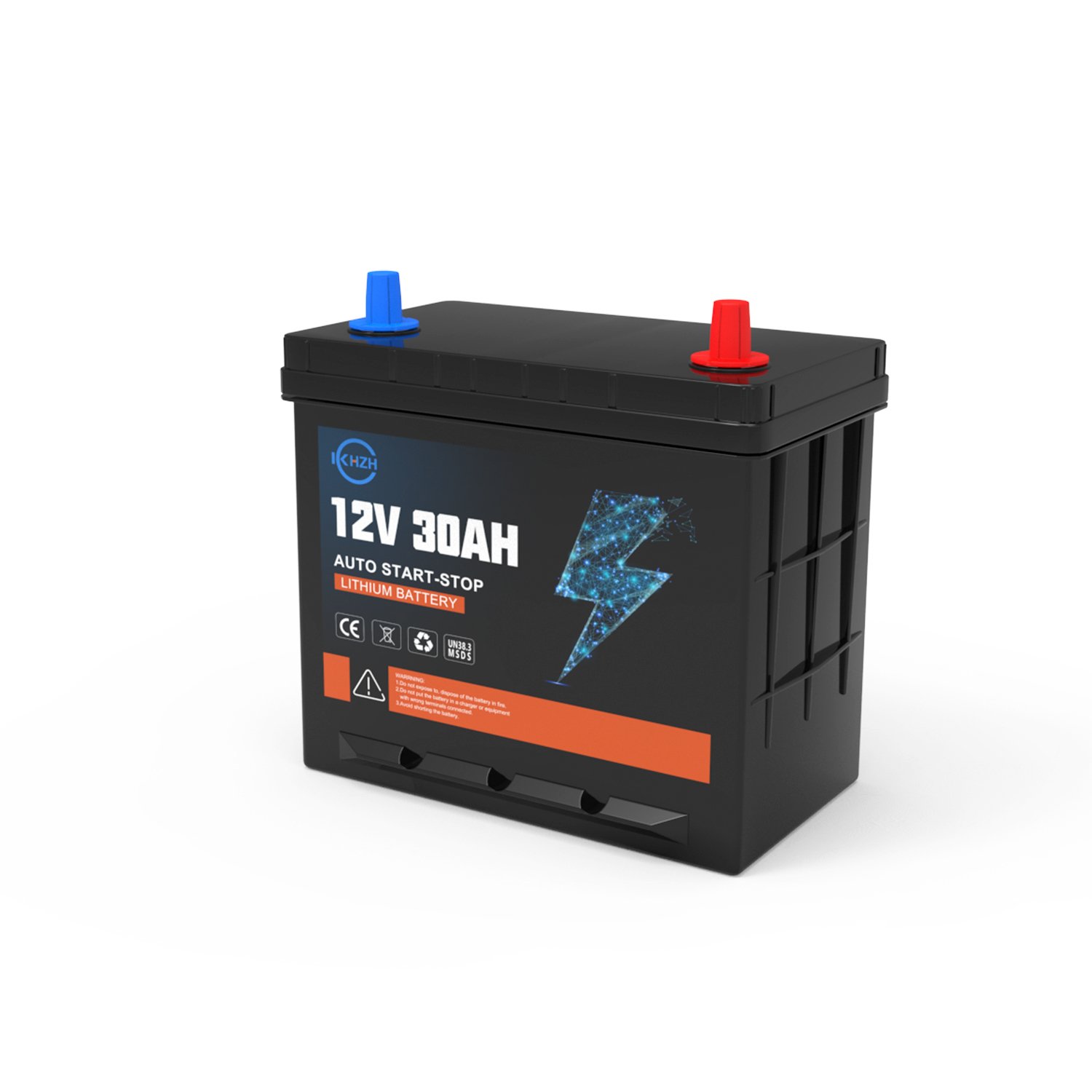 KHZH 12V 30AH Auto Batteries LiFePO4 Car Battery With BMS