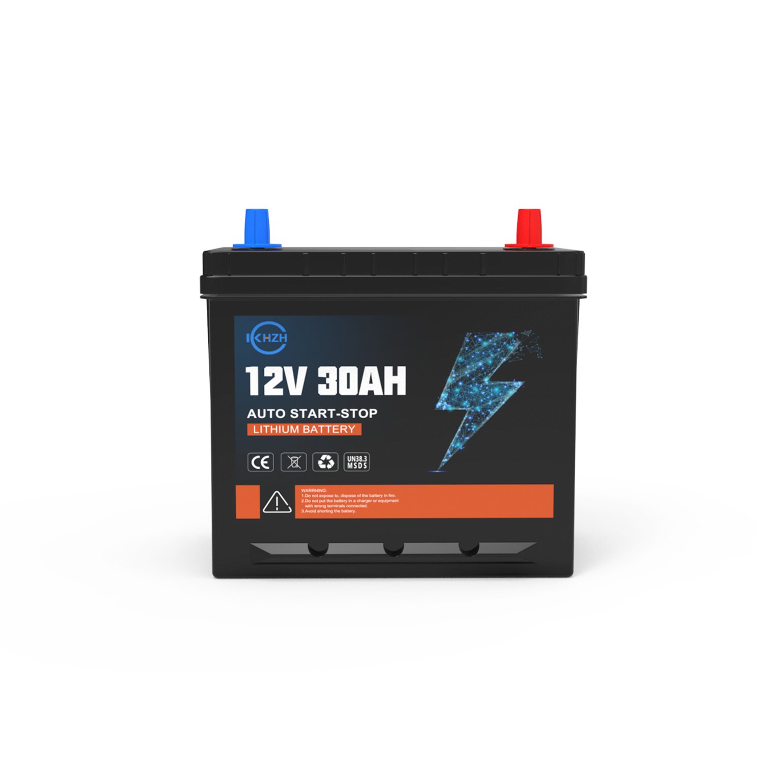 KHZH 12V 30AH Auto Batteries LiFePO4 Car Battery With BMS