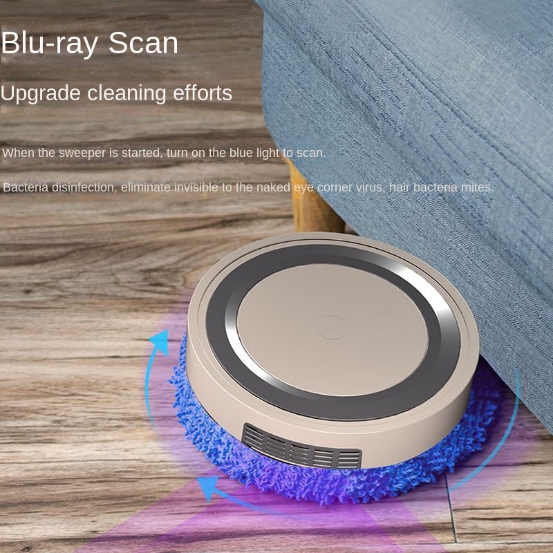 Intelligent Home Cleaning Robot Wet Dry Mopping Updated EU Plug Hotels Auto Robot Vacuum Cleaner for USB/Battery Charging