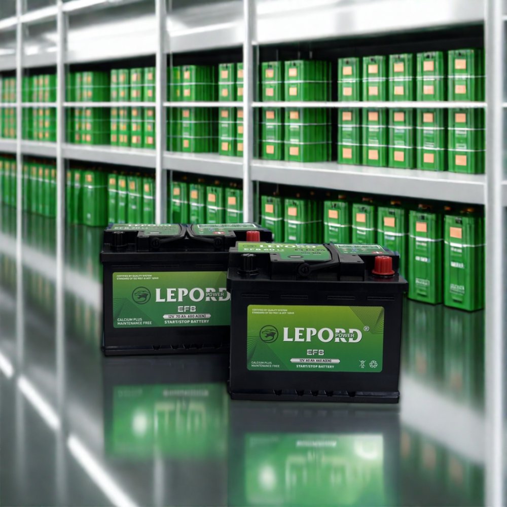 EFB AGM L2 60 Auto Battery 12V 60AH Car Battery for Vehicles Mf Vrla EFB New Auto Start Stop Battery