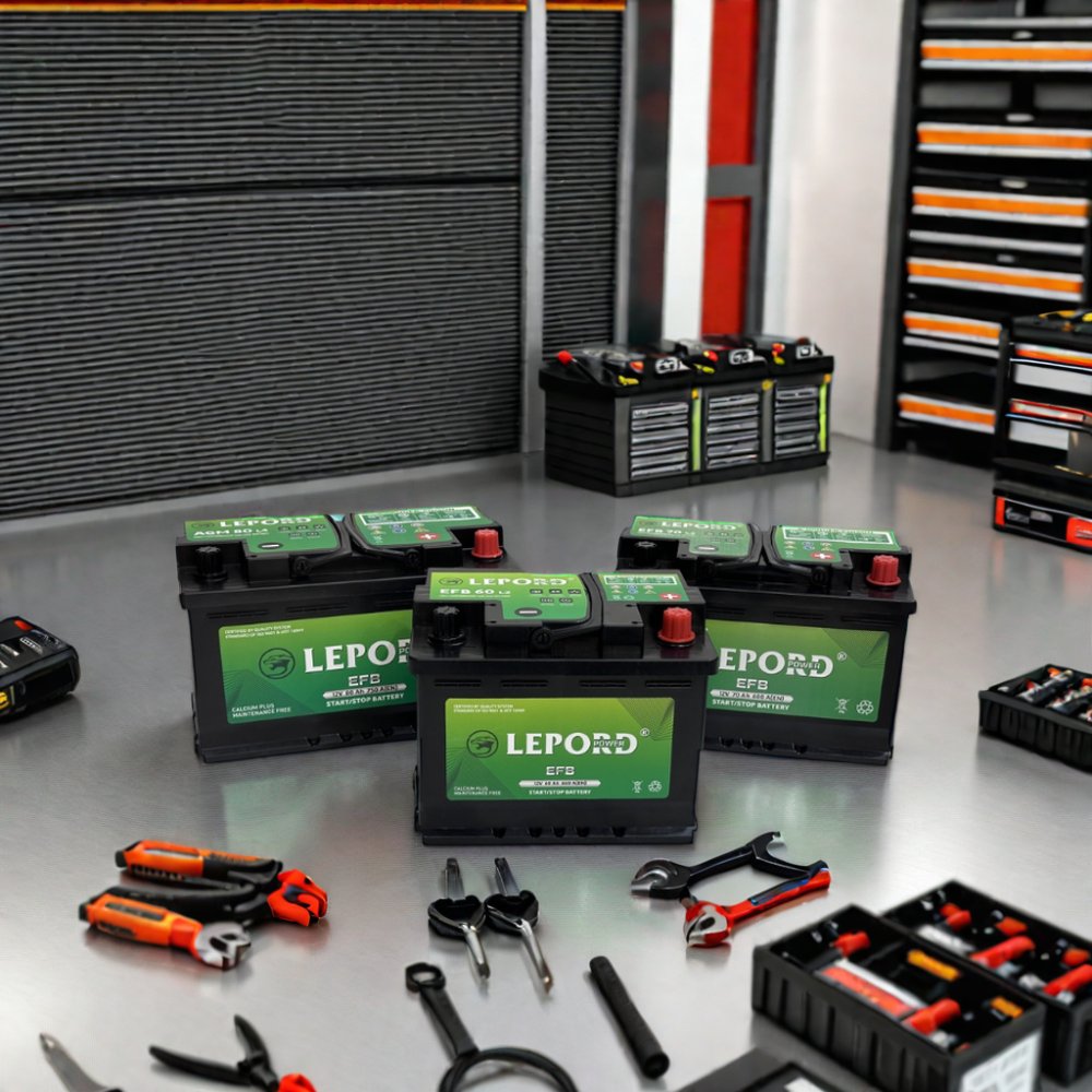 EFB AGM L2 60 Auto Battery 12V 60AH Car Battery for Vehicles Mf Vrla EFB New Auto Start Stop Battery